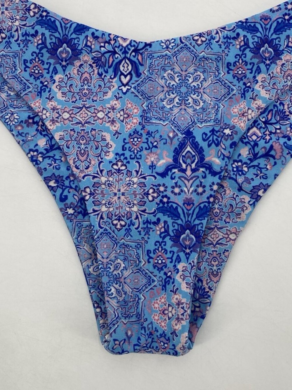 Kulani Kinis Women's XL Blue Floral Bikini Bottoms Cheeky - Picture 6 of 8
